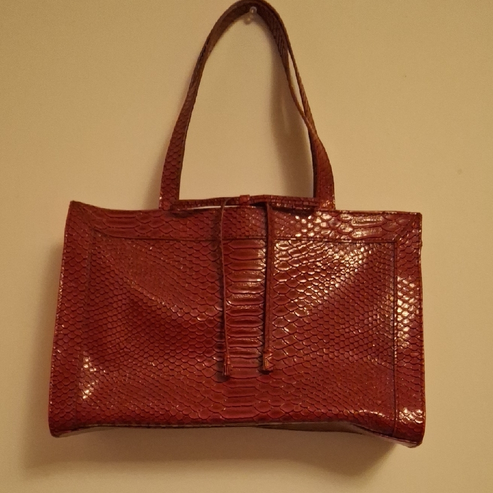 Liz Claiborne Textured Brown Tote Bag